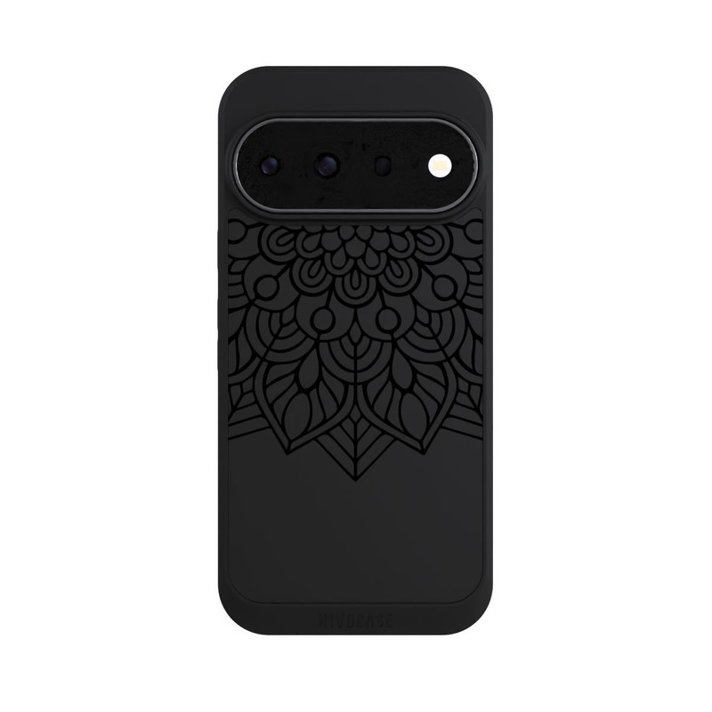 Pixel 11 Pro NIVOpure Indian Mandala Schwarz ohne Hintergrund