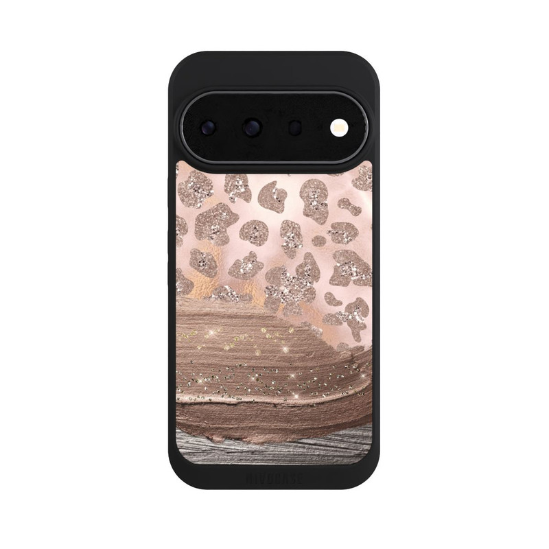 Pixel 11 Pro NIVOpure Léopard argenté pailleté