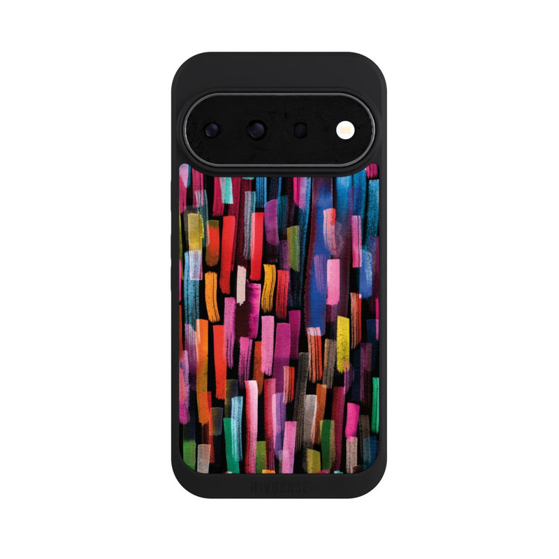 Pixel 11 Pro NIVOpure Coups De Pinceaux Colorés Noir