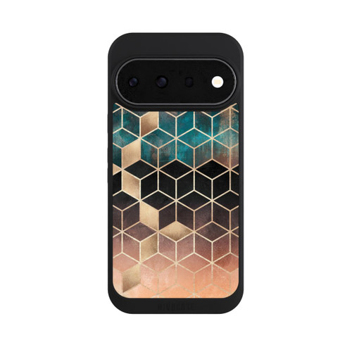 Google Pixel 11 Pro NIVOpure Ombre Dream Cubes Gold Print