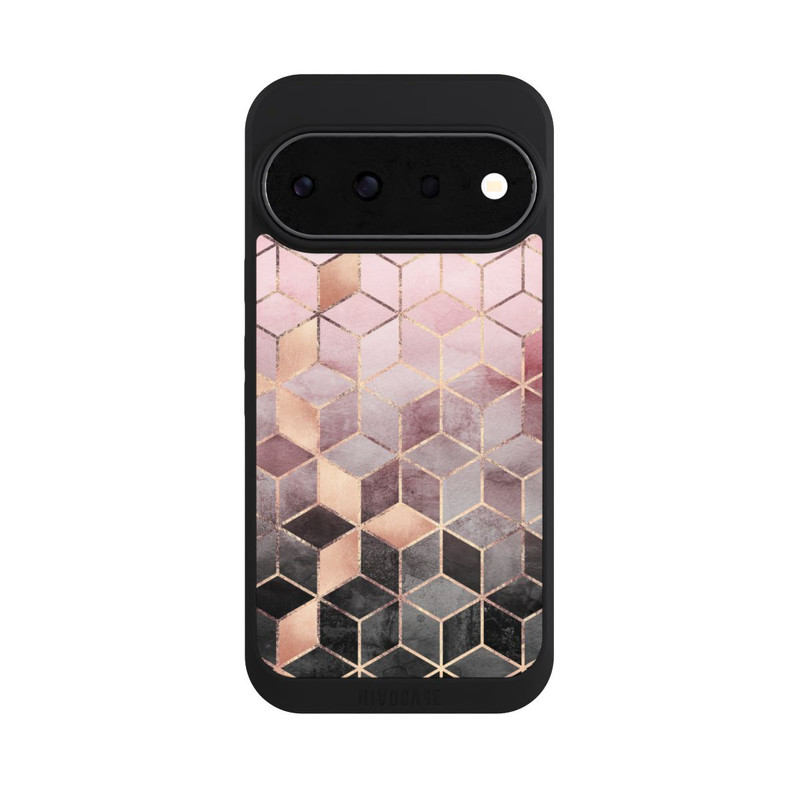 Pixel 11 Pro NIVOpure Pink-grauer Farbverlauf Würfel Druck