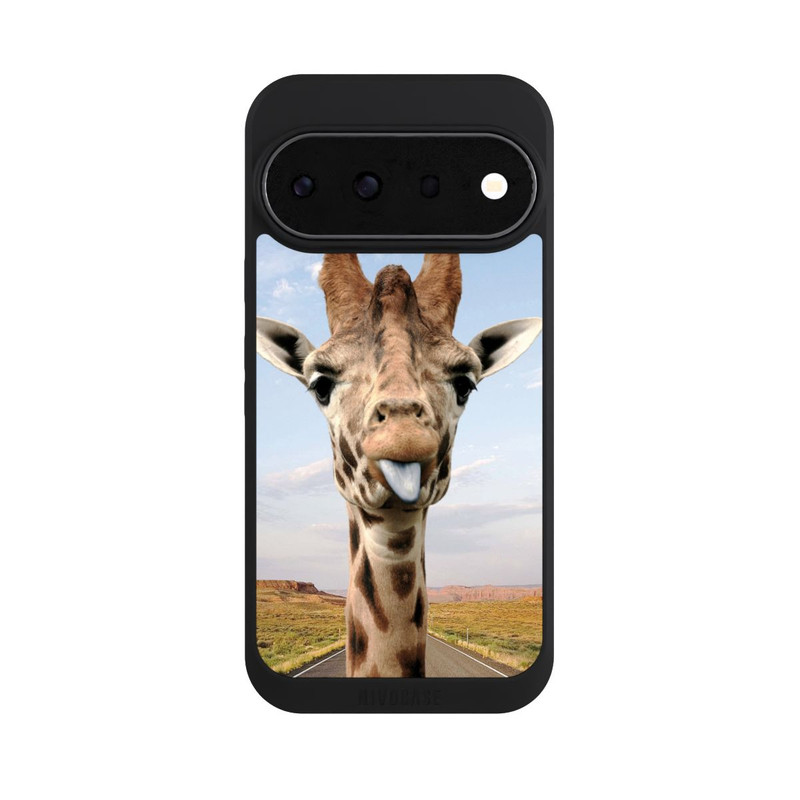 Pixel 11 Pro NIVOpure Giraffe auf der Straße