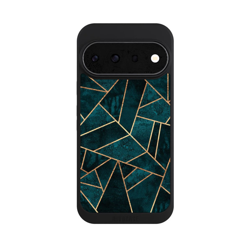 Pixel 11 Pro NIVOpure Tief Blaugrün Stein Gold Druck