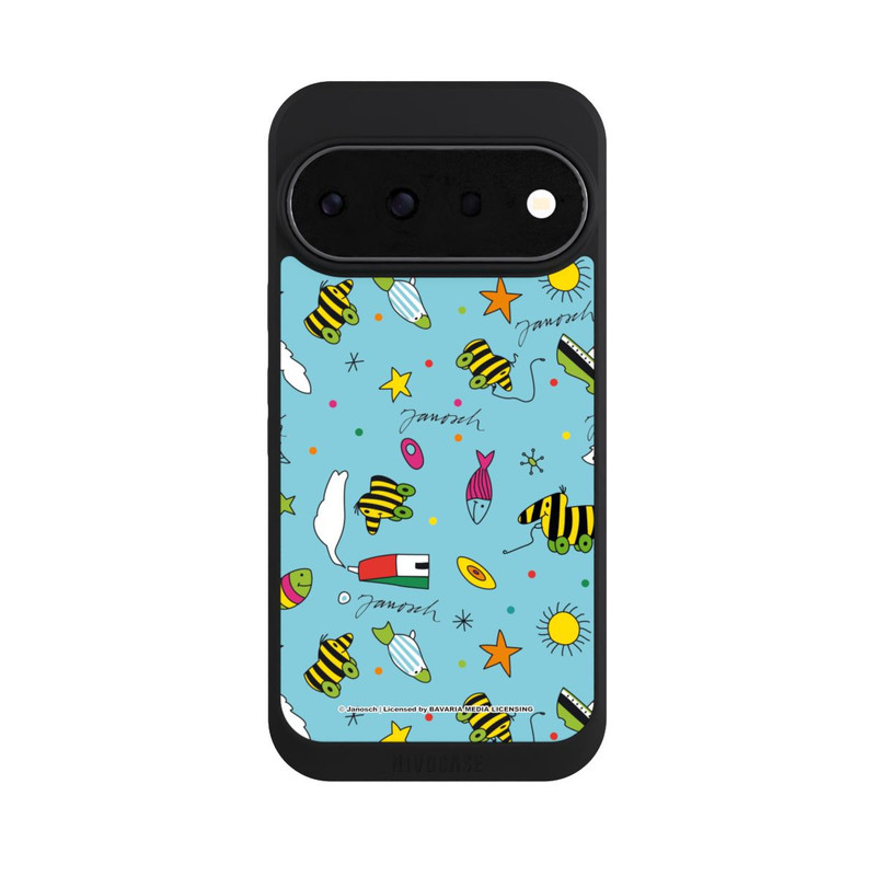 Pixel 11 Pro NIVOpure Tigerente Muster Helblau
