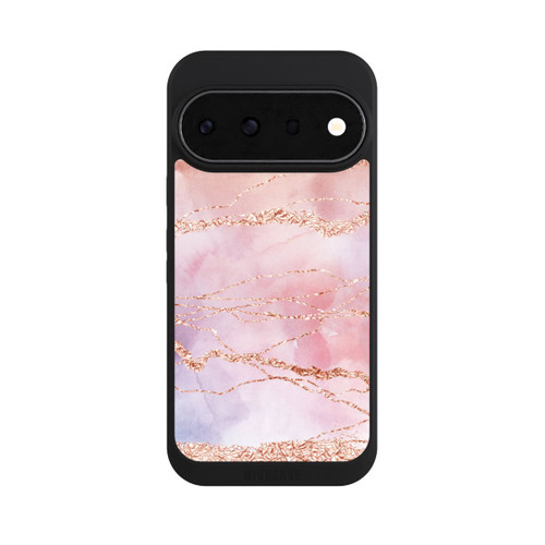 Google Pixel 11 Pro NIVOpure Marmor Girly Rose Look Pailleté