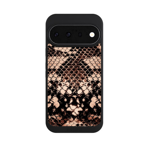 Google Pixel 11 Pro NIVOpure Imprimé serpent d'or rose
