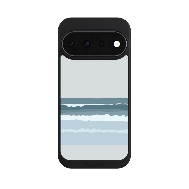 Pixel 11 Pro NIVOpure Vagues bleues abstraites