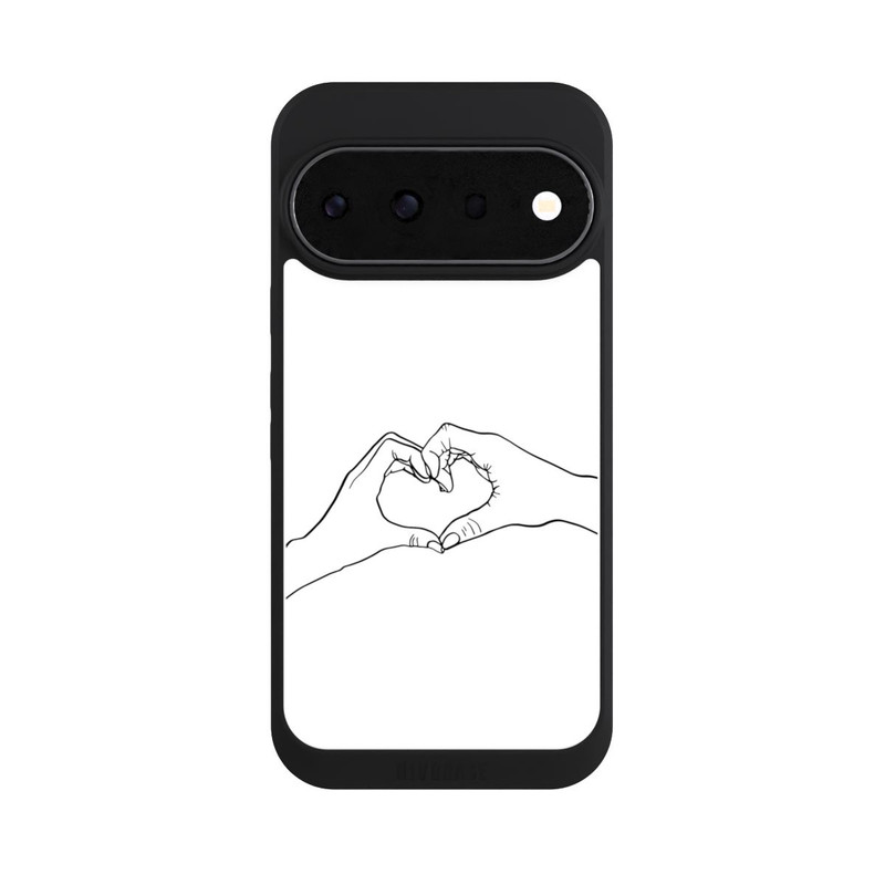 Pixel 11 Pro NIVOpure Herz Hände Line Art