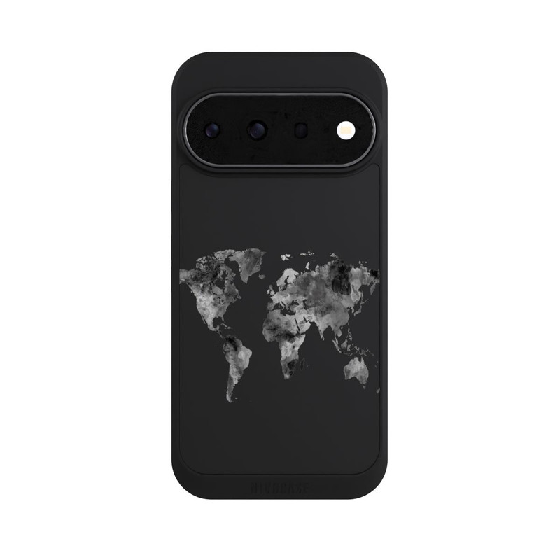 Pixel 11 Pro NIVOpure Weltkarte Schwarz Transparent