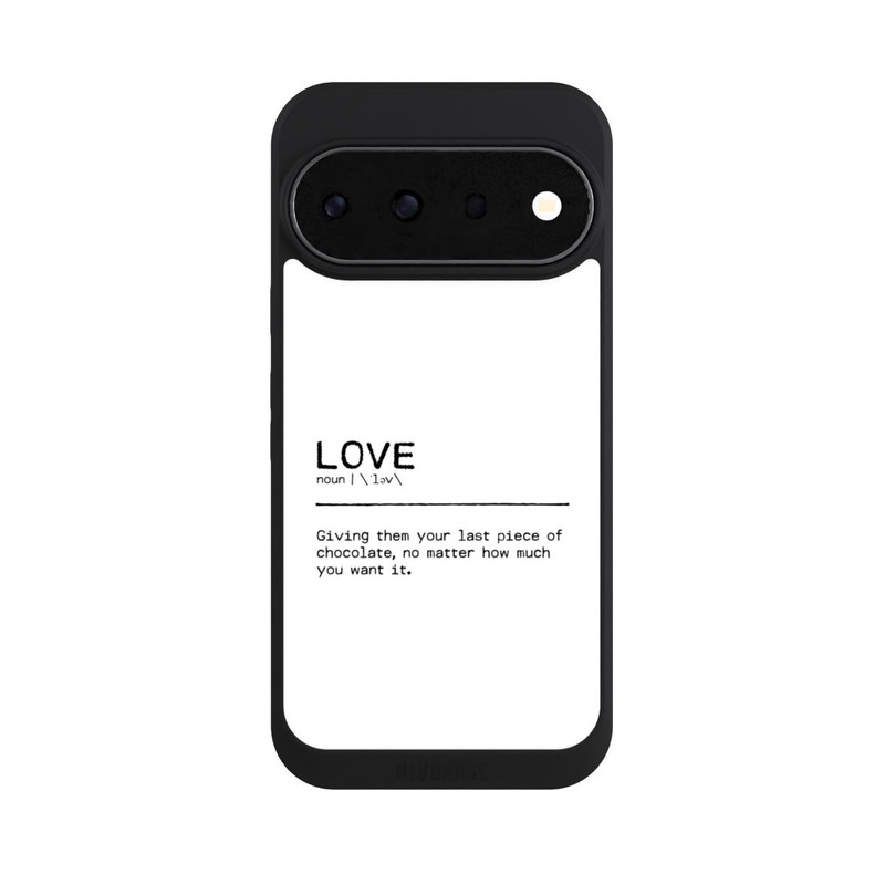 Pixel 11 Pro NIVOpure Zitat Love Chocolate (englisch)