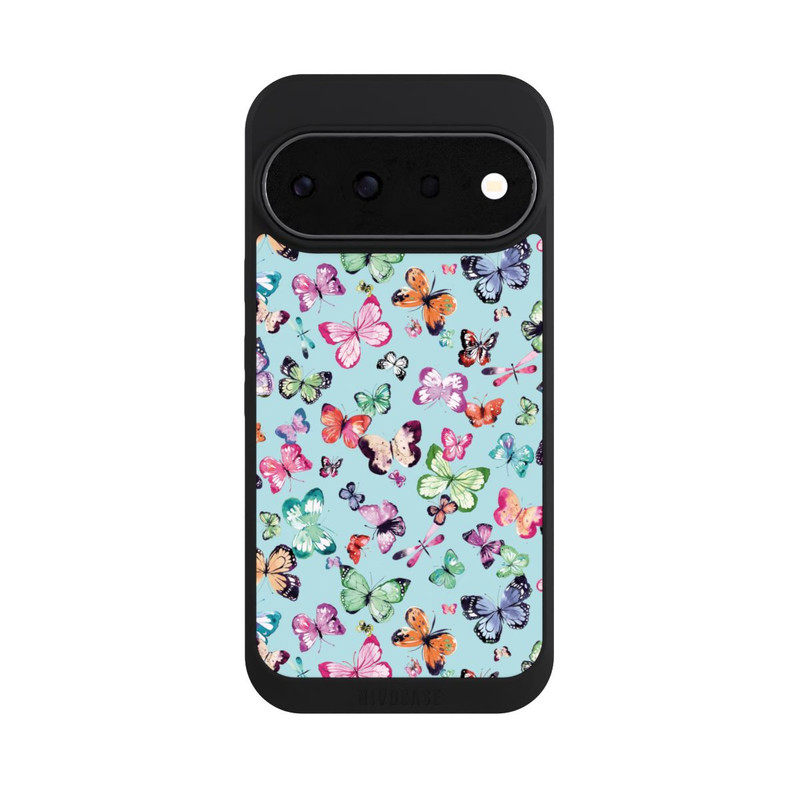 Pixel 11 Pro NIVOpure Schmetterlinge rosa orange blau