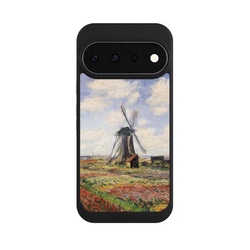 Pixel 11 Pro NIVOpure Tulpenfelder mit der Rijnsburger Windmühle von Claude Monet