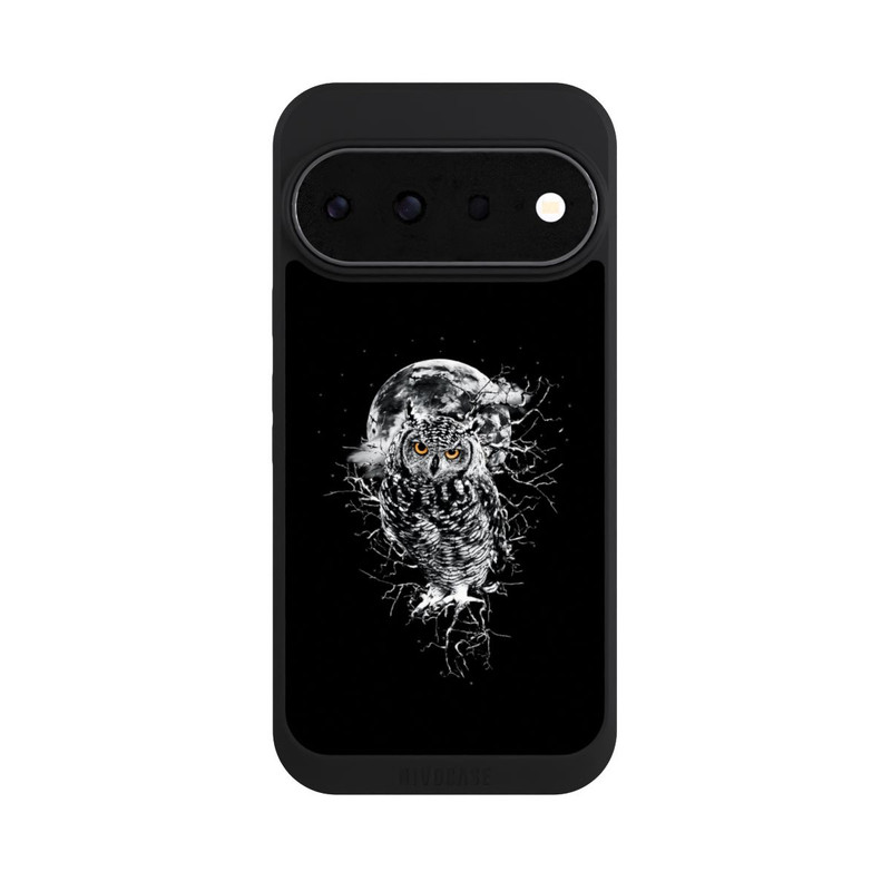 Pixel 11 Pro NIVOpure Eule in Schwarz/Weiß