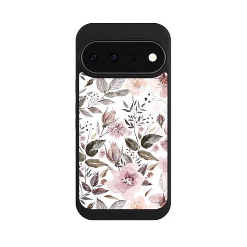 Google Pixel 11 Pro NIVOpure Aquarelle Fleurs Roses Brunes