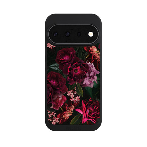 Google Pixel 11 Pro NIVOpure Fleurs rouge foncé et roses
