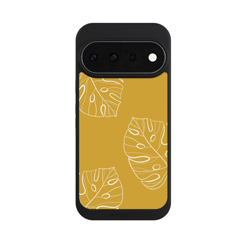 Pixel 11 Pro NIVOpure Leaves Mustard Background