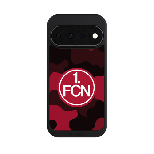 Google Pixel 11 Pro NIVOpure FCN Logo Weiß in Roter Tarnung