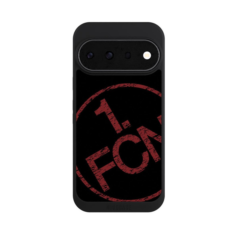 Pixel 11 Pro NIVOpure FCN Logo Rot Texture in Hintergrund Schwarz