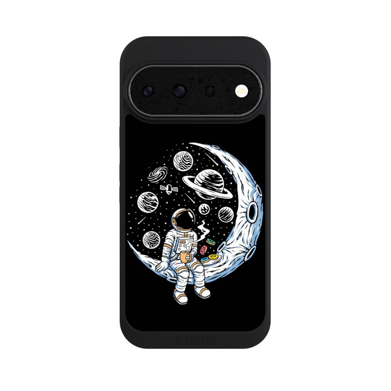 Pixel 11 Pro NIVOpure Astronaut Drinking Coffee