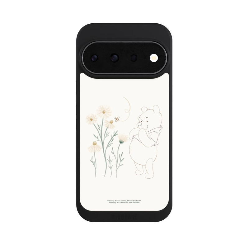 Pixel 11 Pro NIVOpure Winnie Puuh sieht sich Gänseblümchen an