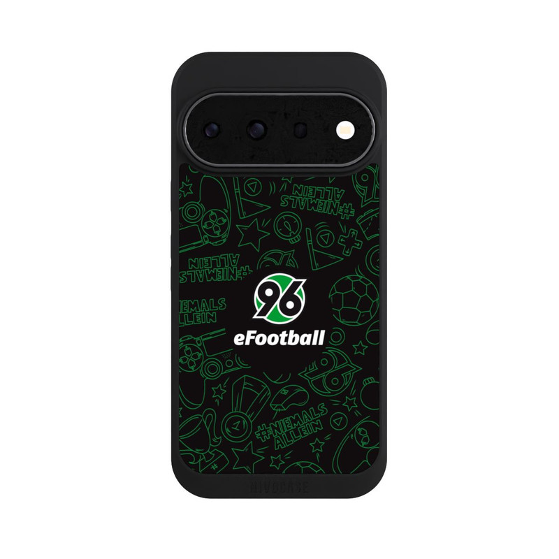 Pixel 11 Pro NIVOpure Hannover 96 Football Pattern Design Black