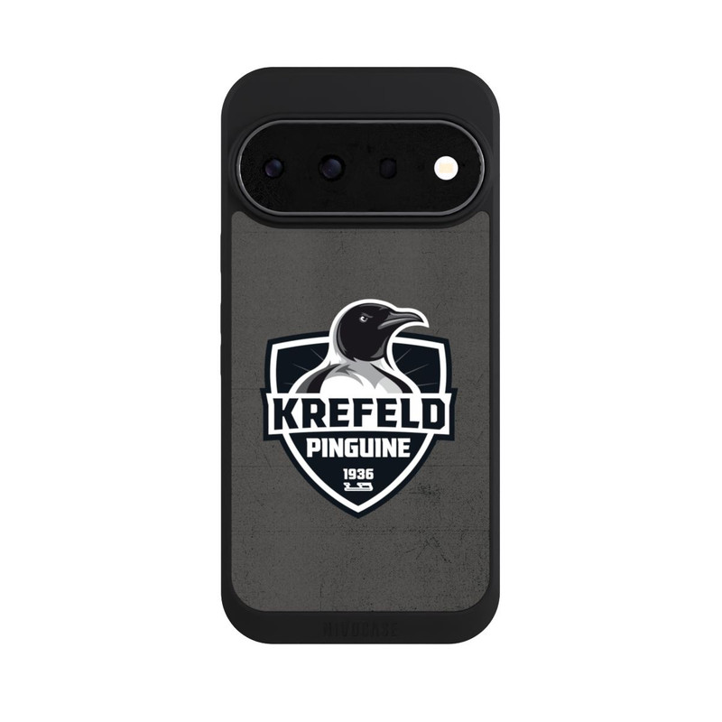 Pixel 11 Pro NIVOpure Krefeld Pinguine Logo Schwarz und Weiß