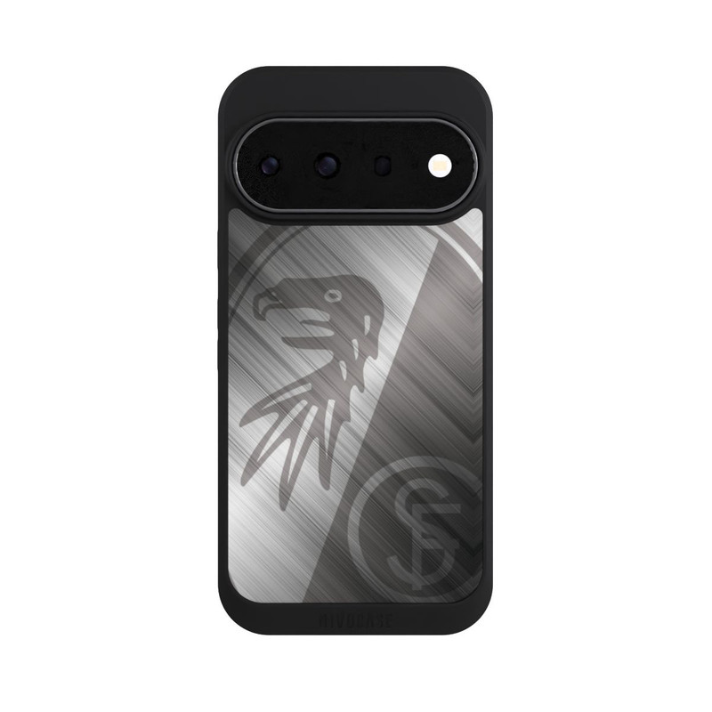 Pixel 11 Pro NIVOpure SC Freiburg Glänzendes Metall Hintergrund