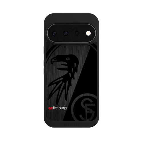 Google Pixel 11 Pro NIVOpure  Kratzen Metall Hintergrund mit dem Schriftzug  Vertikal SC Freiburg