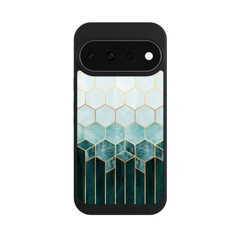 Pixel 11 Pro NIVOpure Blaugrüne Sechsecke