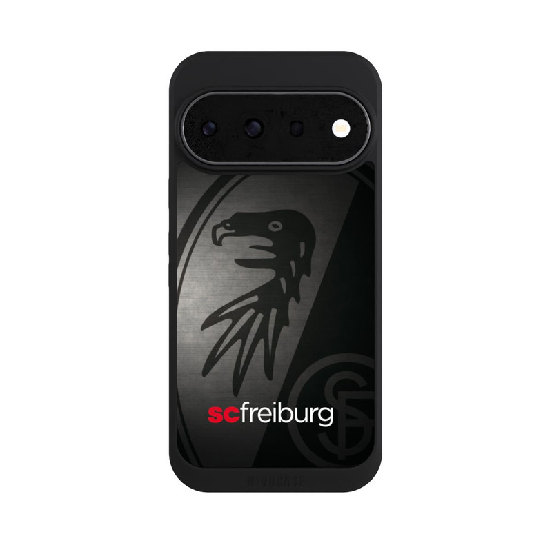 Pixel 11 Pro NIVOpure Dot Metall Hintergrund mit dem Schriftzug SC Freiburg
