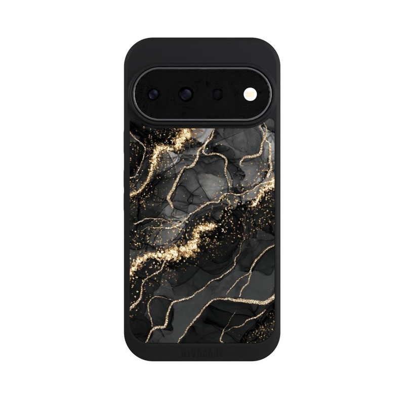 Pixel 11 Pro NIVOpure Dunkler Marmor Wirbel Goldoptik