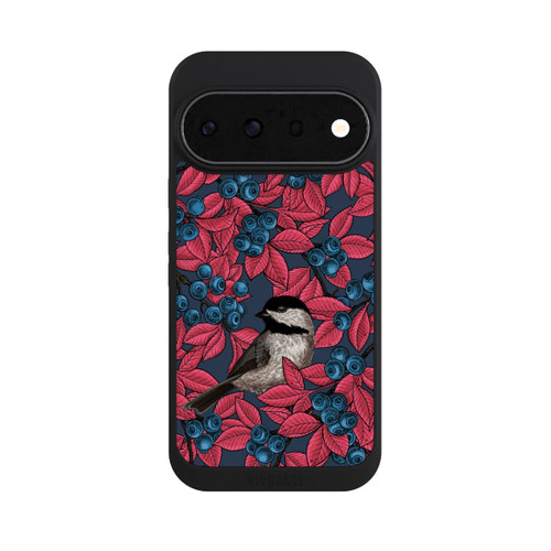 Google Pixel 11 Pro NIVOpure Blaubeeren und Vögel auf Navy