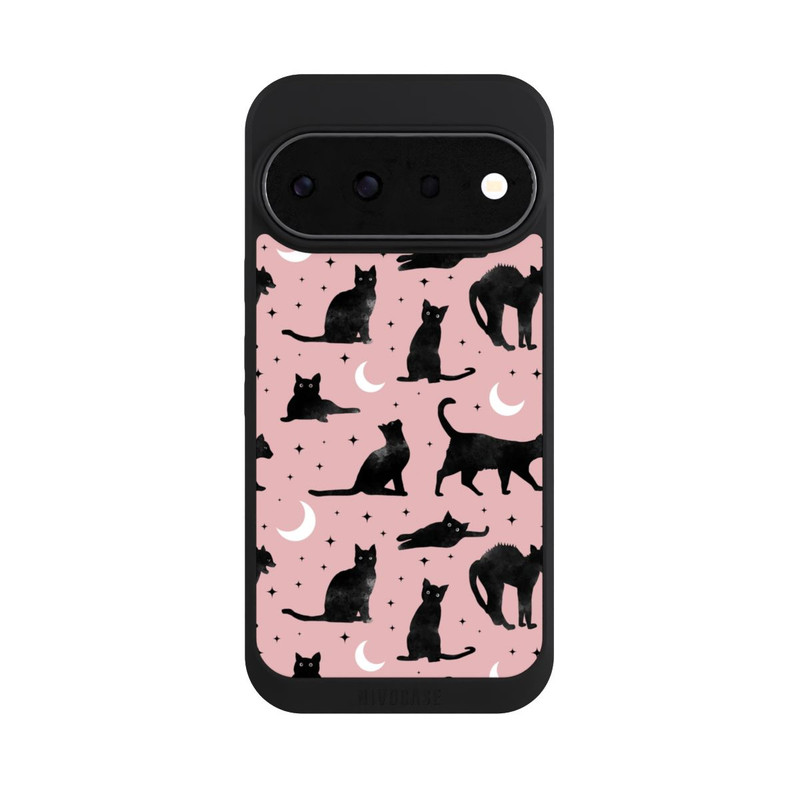 Pixel 11 Pro NIVOpure Lune & Chats Fond Rose