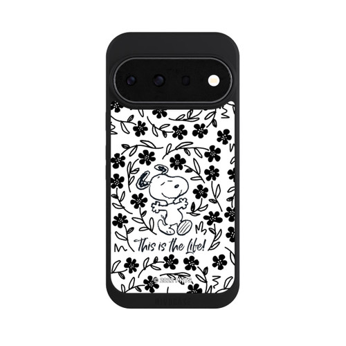 Google Pixel 11 Pro NIVOpure Snoopy schwarz und weiß This Is The Life