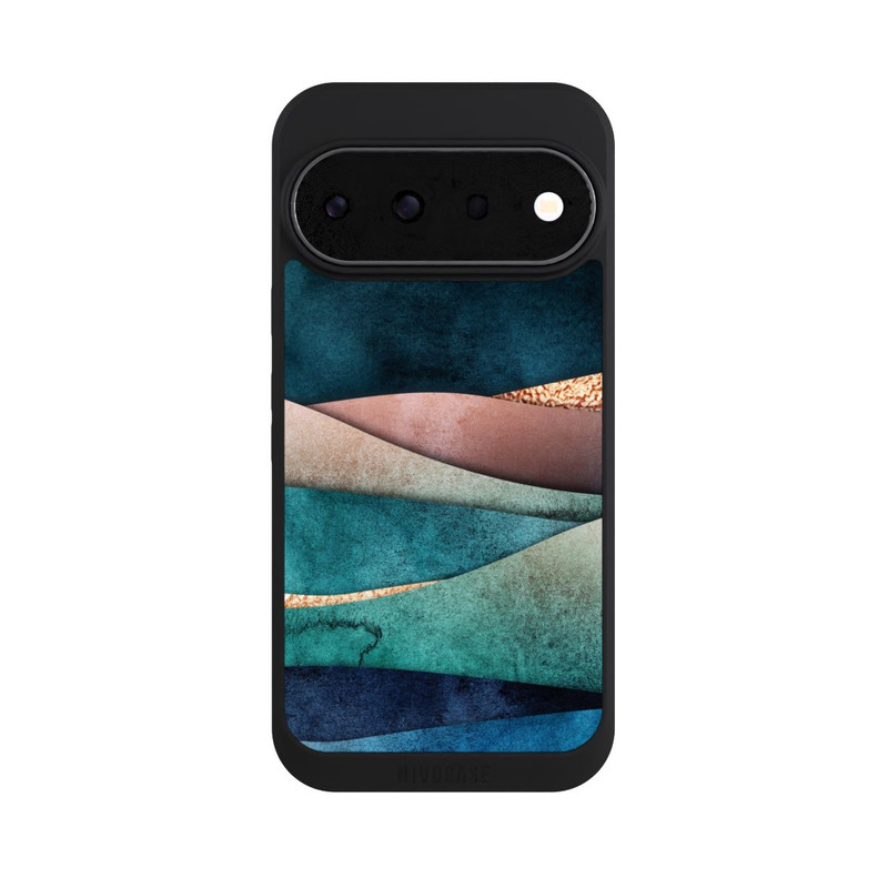 Pixel 11 Pro NIVOpure Blau-Goldene Wellen
