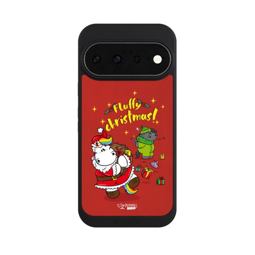 Google Pixel 11 Pro NIVOpure Pummeleinhorn Fluffy Christmas Rot