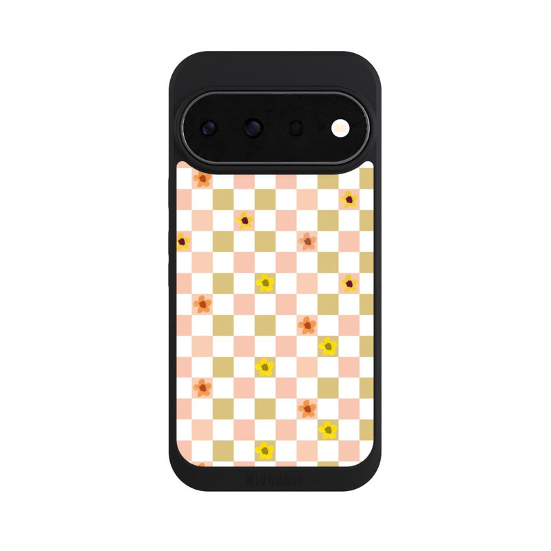 Pixel 11 Pro NIVOpure Chèques Fleurs Pastel Nostalgiques