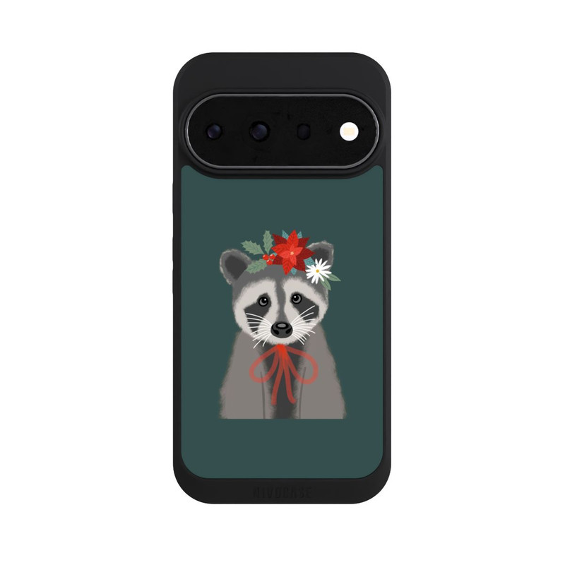 Pixel 11 Pro NIVOpure weihnachtlicher Waschbär