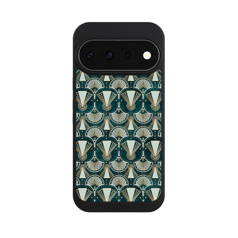Pixel 11 Pro NIVOpure Art Deco Green Pattern