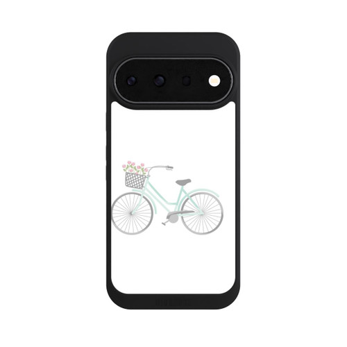 Google Pixel 11 Pro NIVOpure Retro Fahrrad weißer Hintergrund 