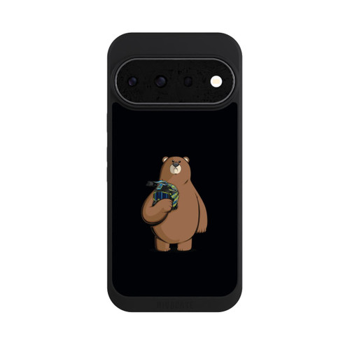 Google Pixel 11 Pro NIVOpure Der Bär mit dem Helm Schwarz