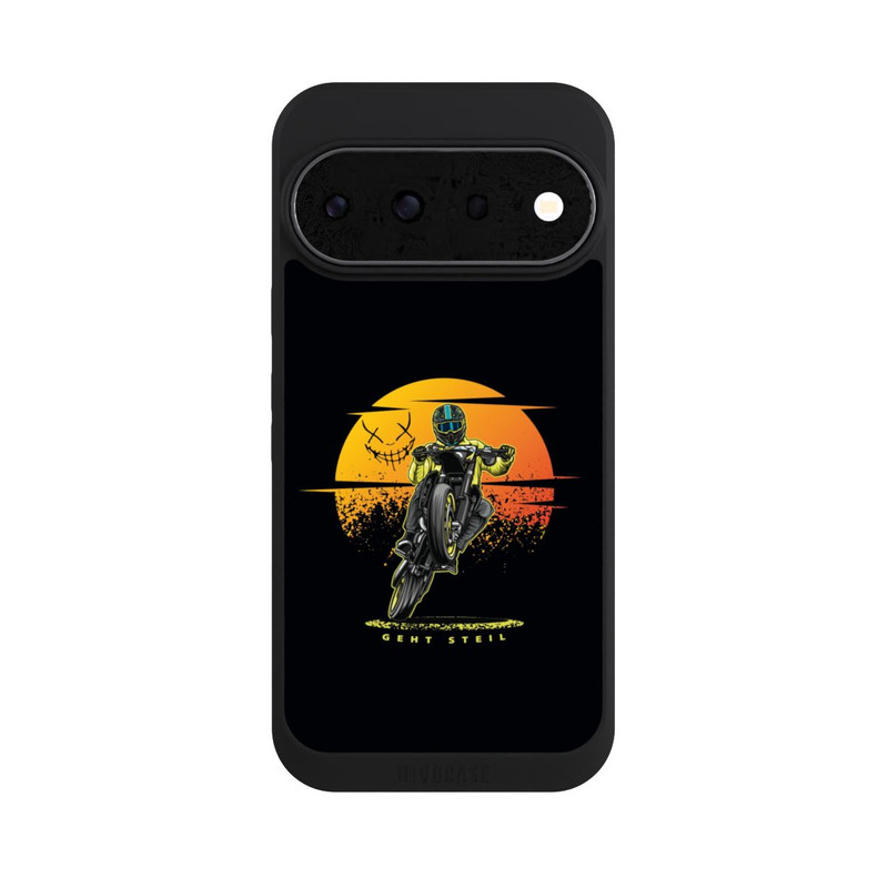 Pixel 11 Pro NIVOpure Sonnenuntergang Wheelie