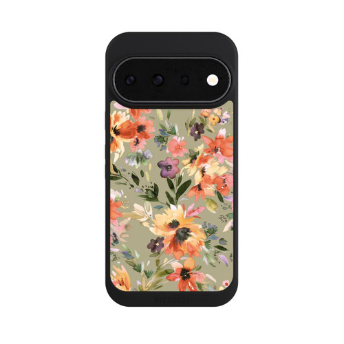 Google Pixel 11 Pro NIVOpure Malerische tropische Blumen Salbeigrün