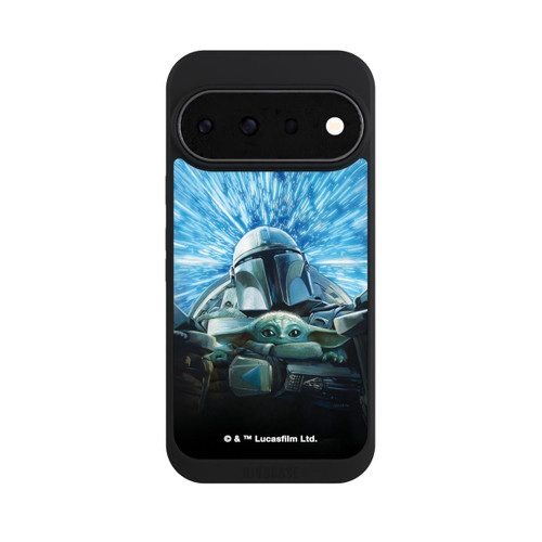 Google Pixel 11 Pro NIVOpure Grogu und Mando fliegen blau