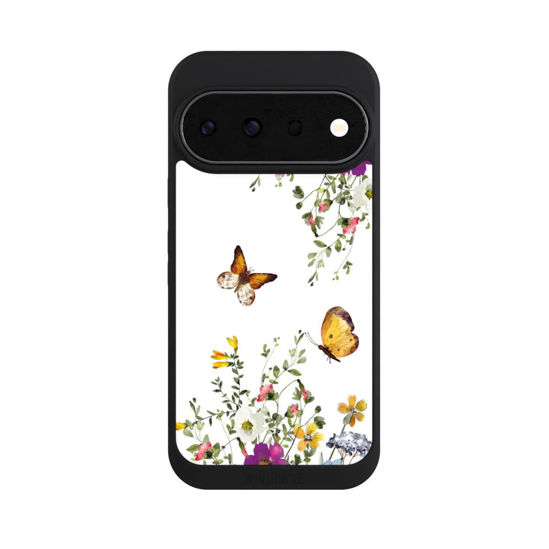 Pixel 11 Pro NIVOpure Schmetterlinge und bunte Blumen