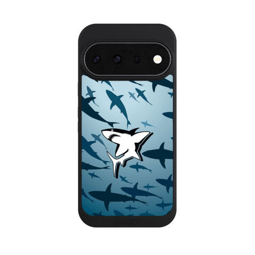 Google Pixel 11 Pro NIVOpure Haie Muster Blau