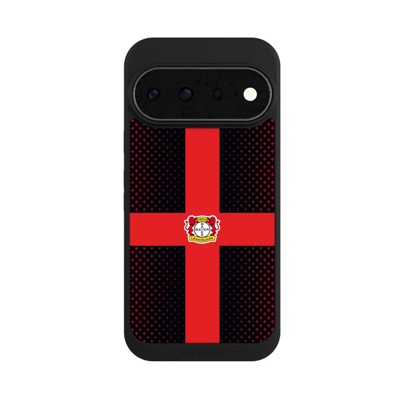 Pixel 11 Pro NIVOpure Bayer 04 Leverkusen Rotes Kreuz auf Schwarz