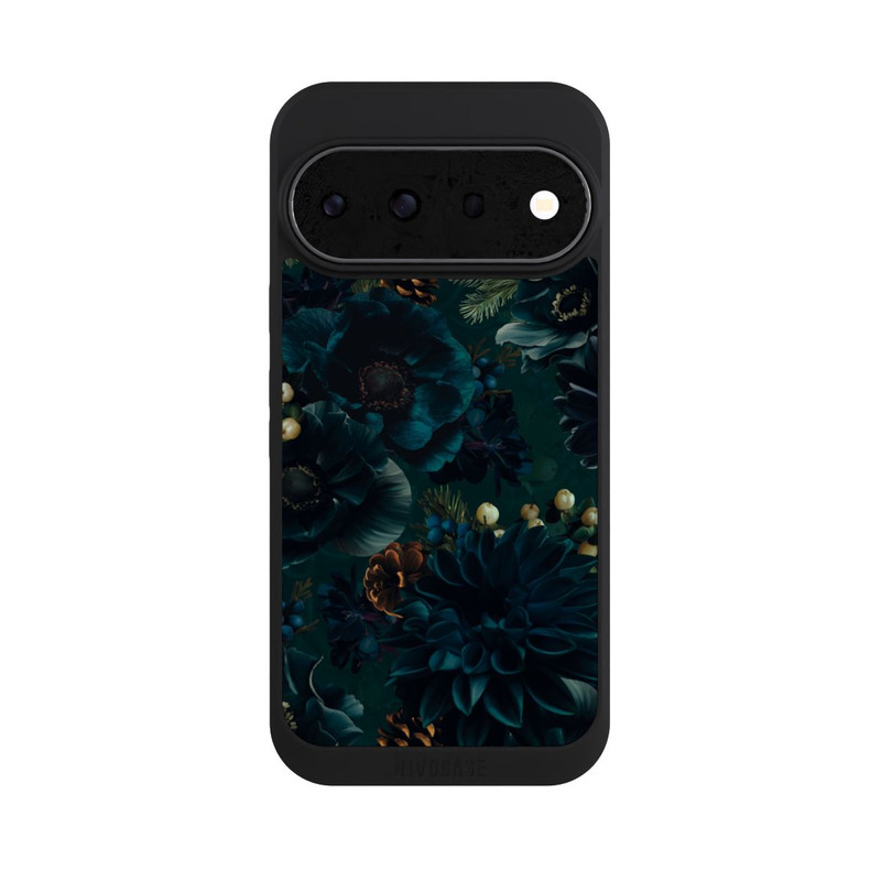 Pixel 11 Pro NIVOpure Motif de fleurs vert et bleu