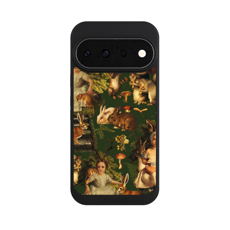 Pixel 11 Pro NIVOpure Fille et animaux dans la forêt