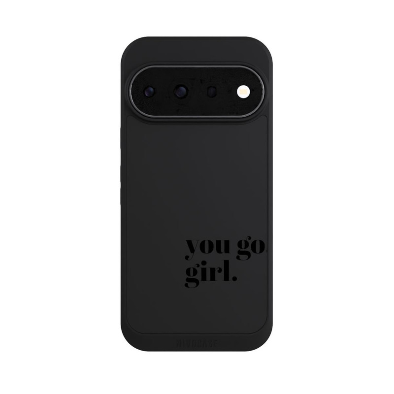 Pixel 11 Pro NIVOpure You Go Girl Schwarz Transparent